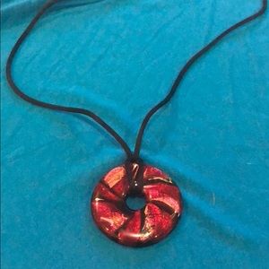 BEAUTIFUL blown glass necklace